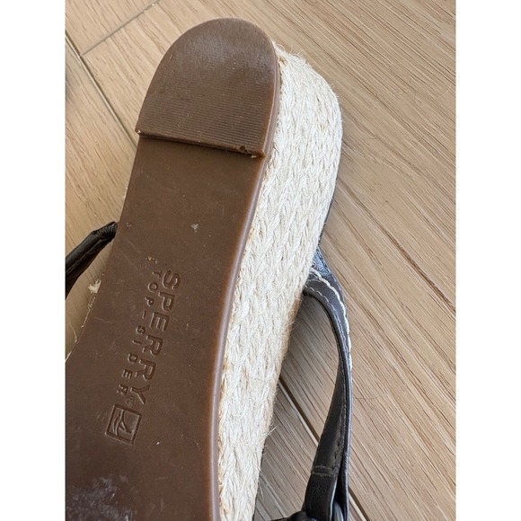 Sperry Espadrille‎ Wedge Sandals Thong Style Comfortable Summer Shoes - Picture 9 of 9